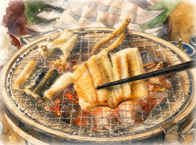 鰻の自分焼き